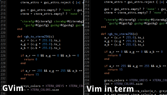 macvim faster than terminal macvim